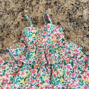 Janie and Jack Multicolor Floral Dress